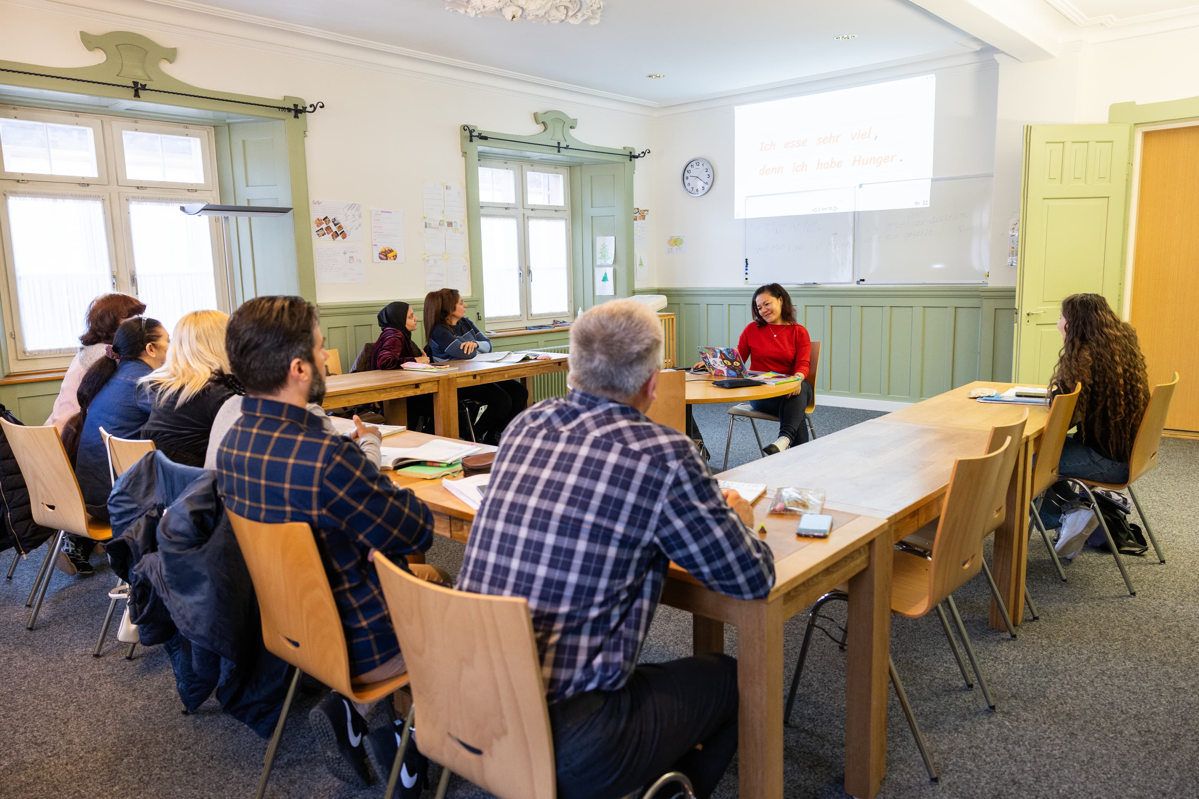 Gruppe im Unterricht bei ARTICOBAR